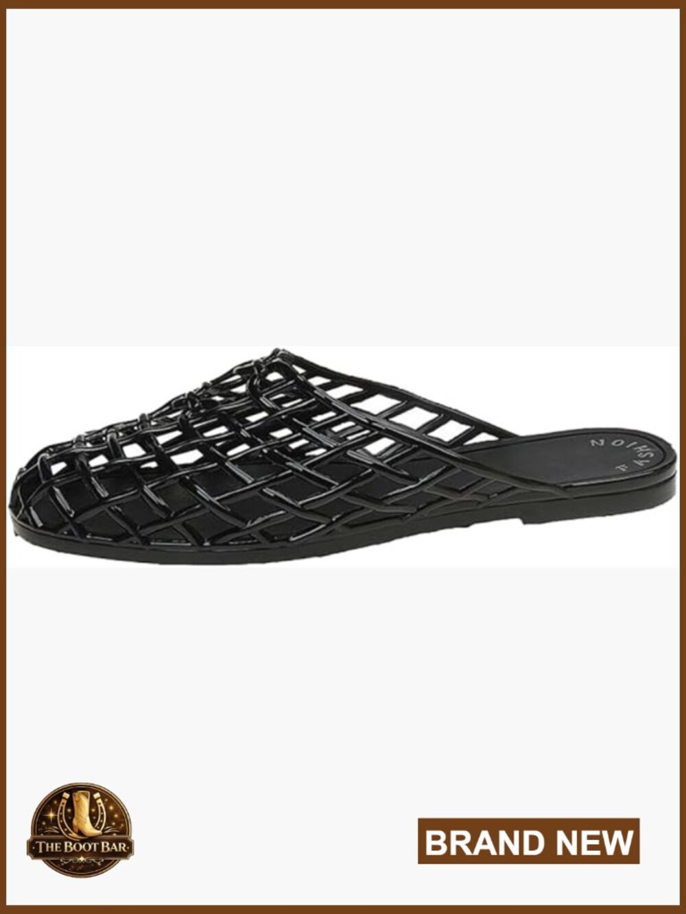 Closed Toe Clear Jelly Beach Sandals for Women Non-Slip EVA Sole